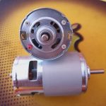 775 high speed motor back side